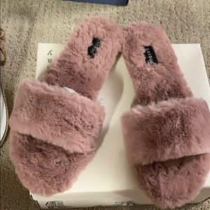 Fuzzy slippers